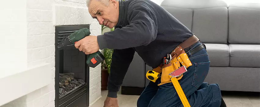 New Indoor Fireplace Installation in Manassas Park, Virginia