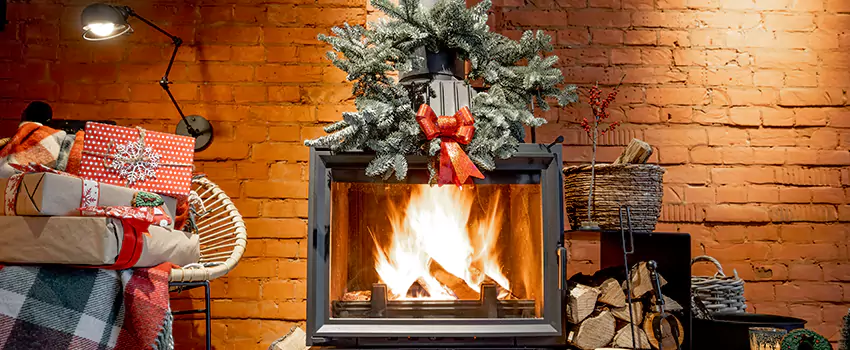 Travis Industries Linear Gas Fireplace Installation in Manassas Park, Virginia