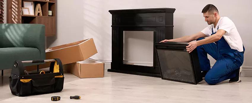 Old Rusted Metal Fireplace Repair And Replacement in Manassas Park, VA